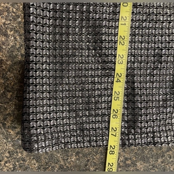 🌟HP🌟SILVER METALLIC OPEN KNIT CHAIN LOOK Vintage Pop Icon Mens Shirt Concert - Picture 12 of 12